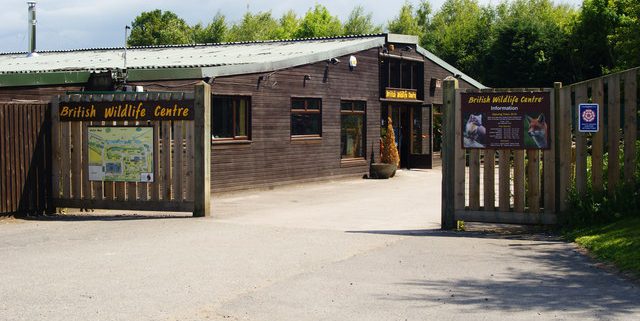 Entrance to the British Wildlife Centre at Lingfield